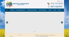Desktop Screenshot of pristineproperty.ca