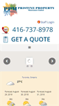 Mobile Screenshot of pristineproperty.ca